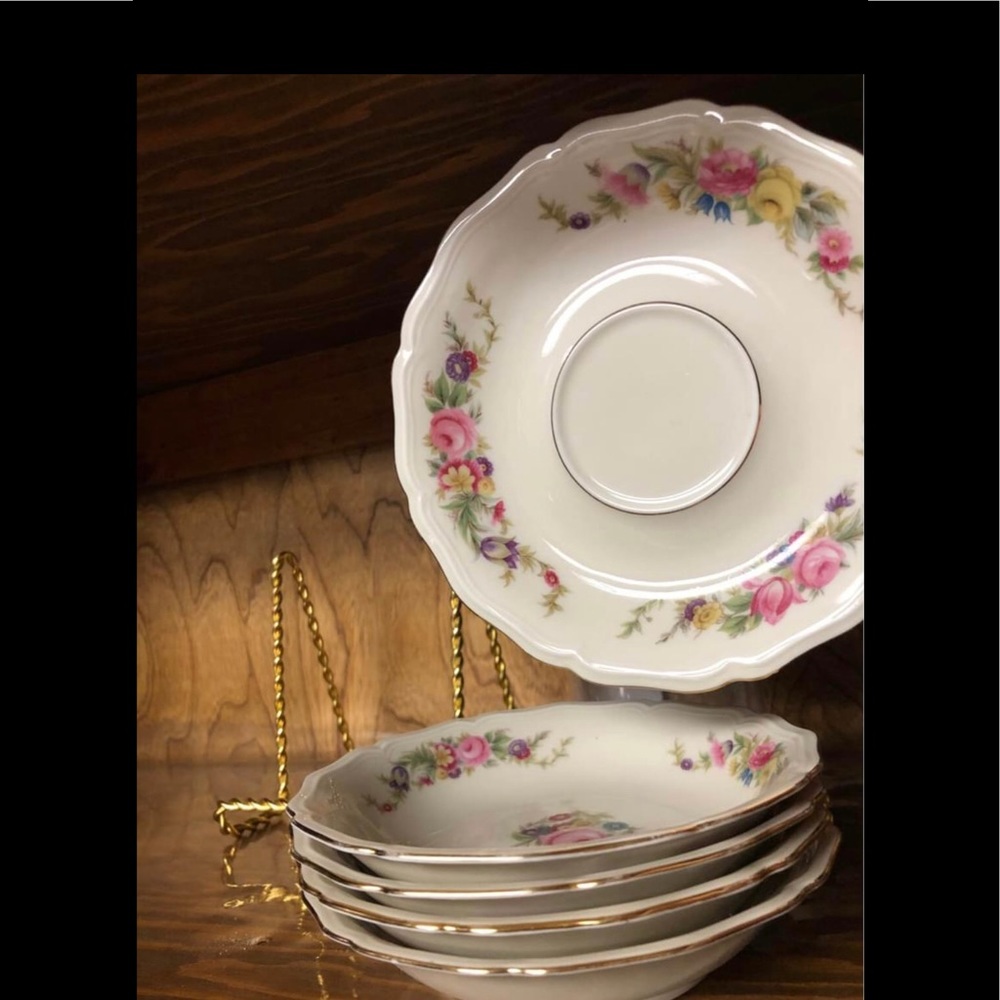 Johann Haviland Bavaria Germany Plates floral pattern